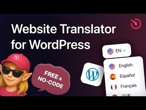 How to Add Website Translator to WordPress website