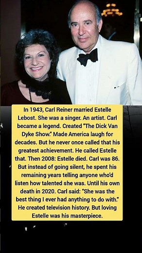 Carl Reiner’s Greatest Masterpiece Was His Love for Estelle ❤️