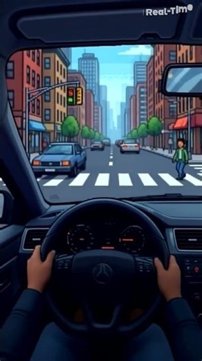 WHAT WOULD YOU DO IN THIS DRIVING SITUATION? 🚗