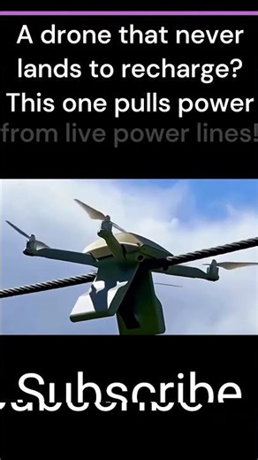 Drone Recharges Itself on Live Power Lines (No Landing!)