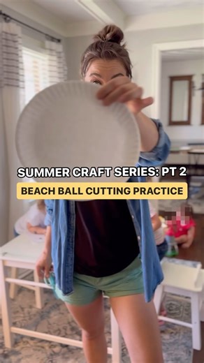 4.8K views · 14 reactions | Summer craft or intentional cutting practice? 樂 ✂️ Comment the word “SCISSORS” and I’ll send you more ways to help your child practice cutting AND the link to the best training scissors on the market #kidsactivities #cuttingpractice #preschoolcraft #summercrafts #summerkids #summerpreschool #learnathome #teachermom #preschoolmom #teachingkids #finemotorskillsactivities | A Pop of You | Facebook