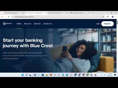 how to build an online banking Website App With investment Script Credit Card and Alerts