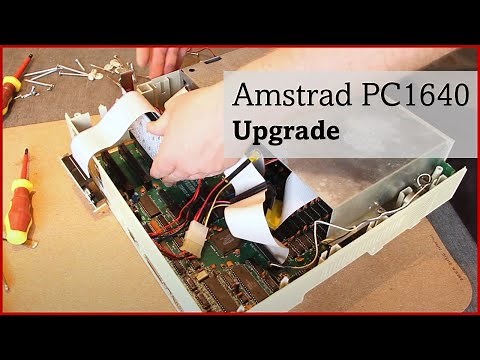 Amstrad PC1640 Upgrade, install and some games