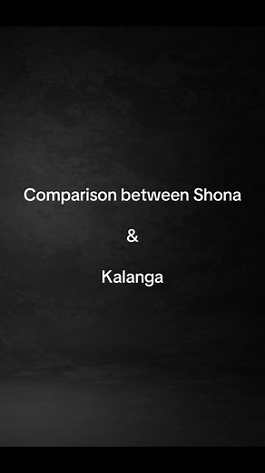 Shona vs Kalanga Language Comparison