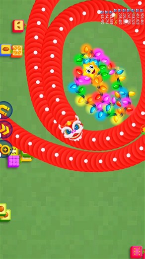 Worms Zone io magic gameplay! 😈🐍#snakezone #wormszone #shortsfeed #foryou #viral #shorts #trending