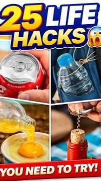 25 Life Hacks You’ll Actually Use Every Day! 🤯 #shorts #lifehacks