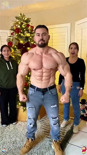 Create Body Muscular Effect with AI in One Click