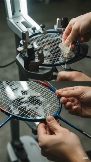 How to string badminton rackets