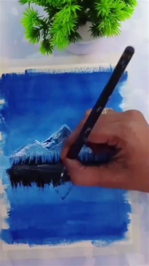 campfire night sky / painting ideas #art #drawing #painting #nightpainting #minicanvaspainting