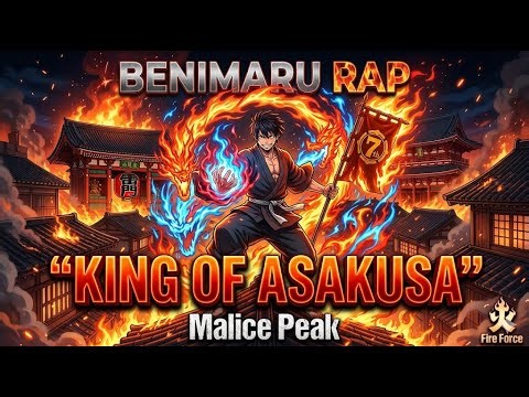 🔥 Benimaru RAP | "King of Asakusa" | Malice Peak [Fire Force]
