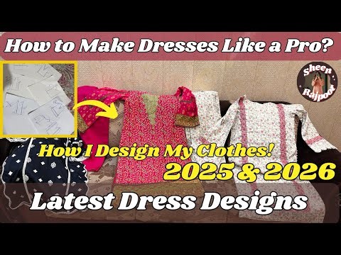 Summer & Winter Dress Designs 2025 ✨ Dress Designing Easy Method to Follow | Life Style Videos