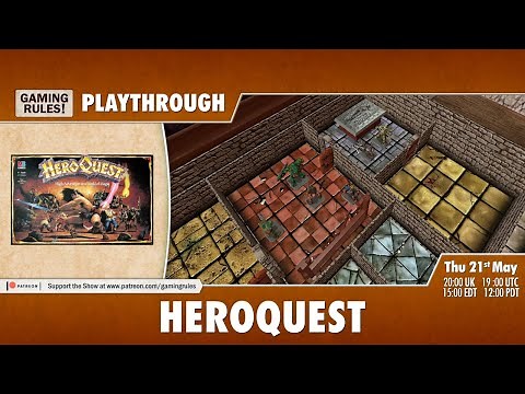 Heroquest - Live playthrough using TTS with Paul Grogan from Gaming Rules!