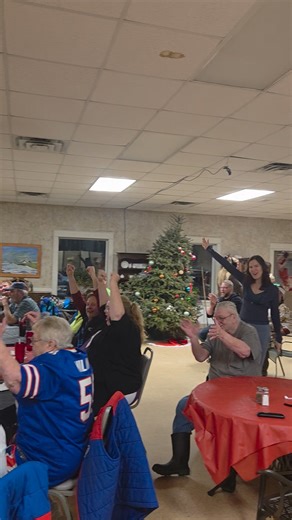 Our Bills buffet went crazy. What a great group, NYC, Pittsburgh, Cleveland and our local group. Bills fans, all of us. Meeders Restaurant, Ripley New York. | Meeder's Restaurant