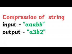 string compression in java | code with ashutosh #codewithashutosh