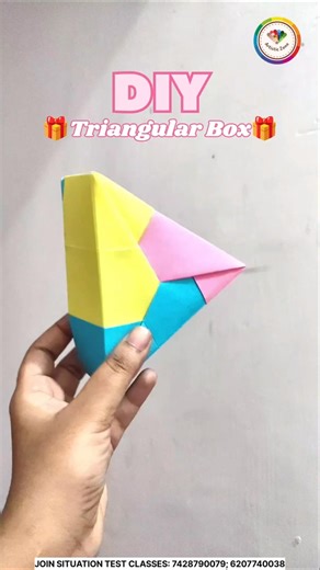 NIFT SITUATION TEST PREPARATION | TOPIC: ORIGAMI GIFT BOX | ARTISTIC ZONE | 7428790079