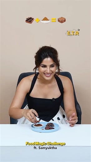 Food magic Challenge ft. Samyuktha‼️😍 #etrtv #foodmagicchallenge #samyukta