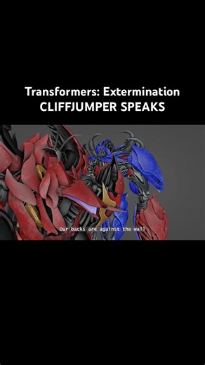 Cliffjumper Speaks! #transformers #transformersextermination #animation #blender