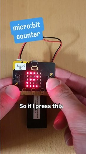 How to create a counter that can be reset on the micro:bit. Getting started with the micro:bit.