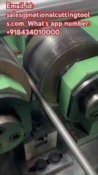 Hydraulic Thread Rolling Machine Tie Rod l Bolt l Thread Bar l Threaded Rod for Mass Production