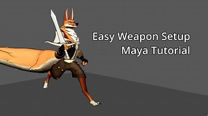 Learn how to easily animate a weapon resting on a character's shoulder in Maya with Da-Hee Im's detailed video tutorial, along with a comprehensive written guide. Watch here: https://80.lv/articles/how-to-easily-animate-a-weapon-resting-on-a-character-s-shoulder-in-maya/ | 80 Level