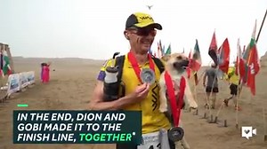 89K views · 1.4K reactions | On day two of the weeklong race, he noticed the small dog running beside him. It never left his side. | WKYC Channel 3 - Cleveland | Facebook
