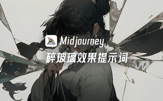 用第五人格解锁碎玻璃效果，Midjourney碎玻璃效果提示词分享
