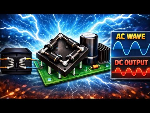 AC to DC Converter || Bridge rectifier