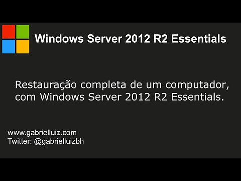 Windows Server 2012 R2 Essentials - Restauração completa de um computador