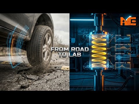 How Car Suspension Is Tested | Coil Spring Life Cycle & Load Testing Explained