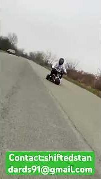 DIY 200cc Mini Trike Goes Wild! Custom Build Test Ride! 😱#shorts