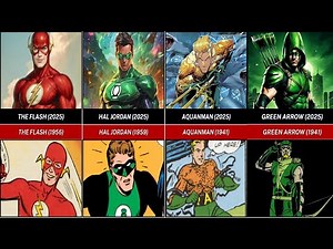 ⭐DC Comics Characters: From Their First Appearance to Their Latest Designs (2025 Edition)