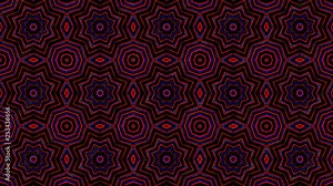 Abstract VJ visual led pixels kaleida paterns creative disco background for different projects.