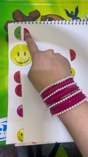 Colorful smiley faces matching ❤️#relaxing