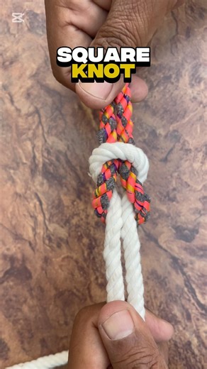 Square Knot Tutorial | Best Knot for Joining Two Ropes #knots