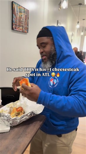 Moments like this mean everything. Real people. Real Philly flavor. Appreciate every customer who pulls up, shows love, and spreads the word. 🙏🏽 #UnclePhills #PhillyBredAtlantaFed #CheesesteakLove #atlfoodie | Uncle Phill's