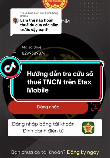 Hướng dẫn tra cứu thông tin quyết toán thuế TNCN