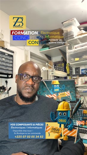 **Pratiques malsaines dans la réparation électronique en Côte d'Ivoire** 🇨🇮 Dans cette vidéo, nous mettons en lumière certaines pratiques préoccupantes dans le secteur de la réparation électronique et informatique en Afrique, et plus particulièrement en Côte d'Ivoire. 💻🔧 ⚠️ **Au programme :** - **Qualité douteuse des réparations :** Découvrez comment certaines techniques de réparation peuvent endommager davantage vos appareils. - **Pièces de rechange non fiables :** Informez-vous sur l'utili