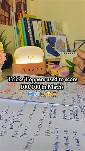StarBean 🇵🇰 on Instagram: "📅Tricks Toppers Use to Score 100/100 in Maths (without studying 12 hours)📚 Most students study maths… Toppers TRAIN for maths. Here’s how they study differently 👇 ✅ What Toppers Do (and others don’t) ✨ 1. Formula Sheet Method (The 10-minute rule) → Don’t memorize formulas. Understand why they work. → Every night: revise your formula sheet for just 10 minutes. ✨ 2. PYQs > textbook chapters → Exams repeat patterns, not textbooks. → If you can solve past papers, you 
