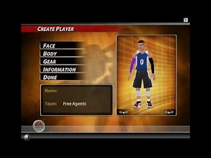 NbaLive2005 Creating a Player