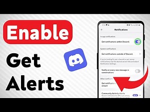 How To Enable Get Notifications Within Discord Mobile (Updated)