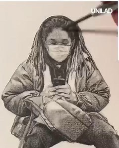 297K views · 4.7K reactions | This artist draws random people on the subway - the results are incredible!  Devon Rodriguez Artist | UNILAD | Facebook