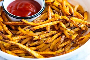 Homemade Baked French Fries