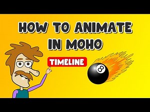 How to animate in moho / Timeline / Anime Studio