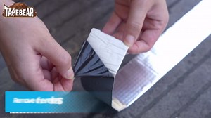 TAPEBEAR Butyl Tape Waterproof Sealing Tape 2inch x16feet, Upgraded Aluminum Foil Tape Heavy Duty for RV Repair, Awning, Window, Glass & EDPM Roof Leak Patching, Boat and Pipe Sealing, Silver