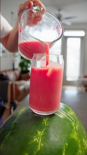 Creamy Watermelon Refresher Drink Recipe 🍉