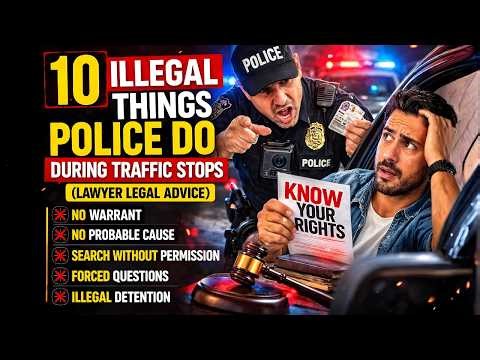 10 Illegal Things Police Do at Traffic Stops Every Driver Must Know to Protect Their Rights