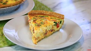 Bacon Egg and Cheese Quiche