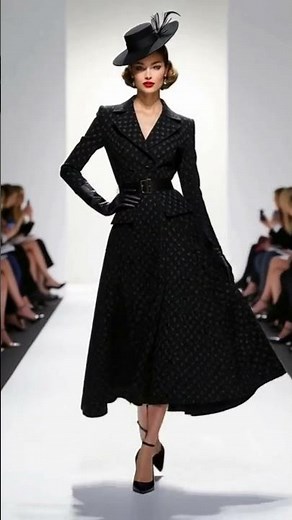 RETRO FASHION RUNWAY! ✨ Best Vintage Style Outfits! #shorts