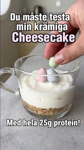 Nyttig cheesecake med hela 25g protein