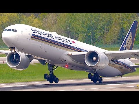 39 IMPRESSIVE Airplane TAKEOFFs and LANDINGs at Zurich Airport | 4K